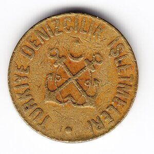 Istanbul Turkey Marine Transit Token (b23)